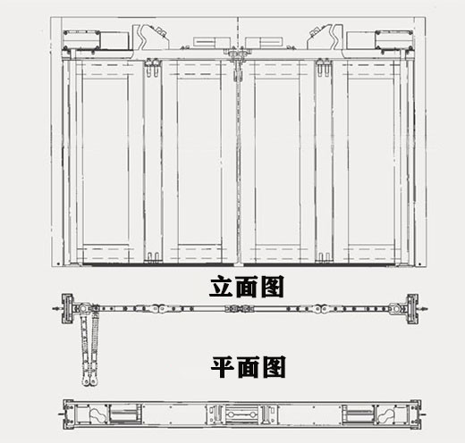 折疊自動(dòng)門-cad圖紙 折疊自動(dòng)門-cad圖紙